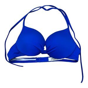 Victoria’s Secret PINK Blue Twisted Bikini Top S